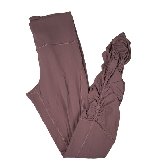 Lululemon Pants - Lululemon Ready to Rulu Tight Leggings Dark Adobe Pink Ruch Women Size 6 W5BCNS